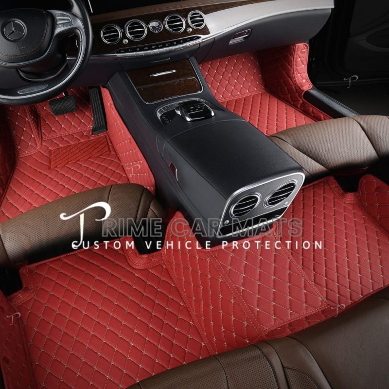 Maroon Car Mats Set